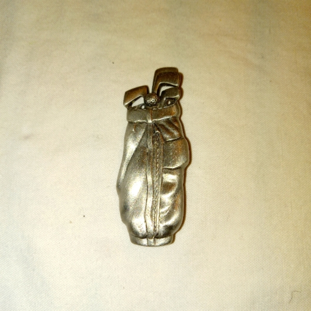 Ms Dee Pewter Golf Bag Brooch
